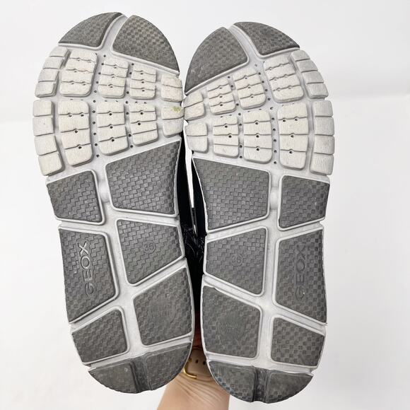 Geox Boys 4 Amphibiox Flexper Ankle Snow Boots Navy Blue Dark Green Breathable - Picture 12 of 12